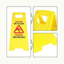 Yellow Wet Floor Stable Caution Safety Sign Caution Sign Board